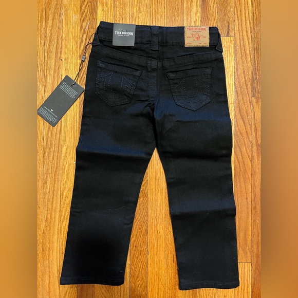 True Religion Boys Black Denim Jeans NWT - Picture 2 of 6